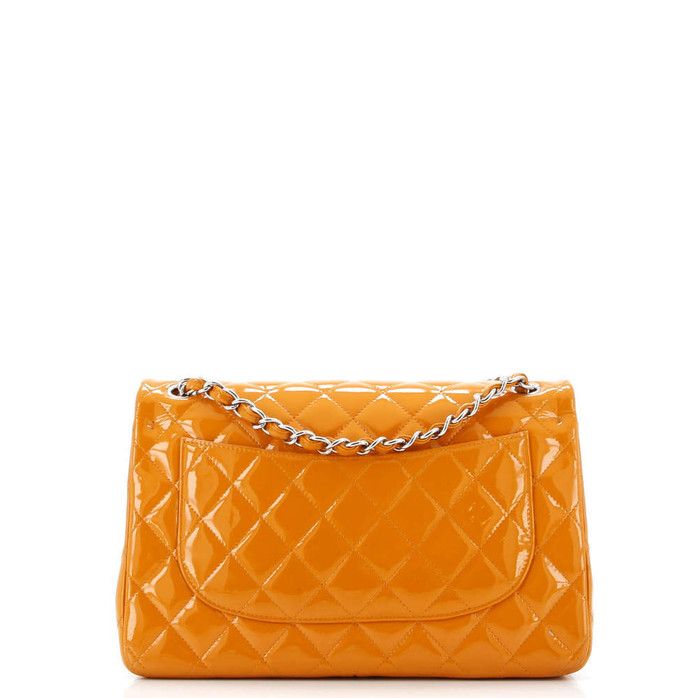 Chanel Jumbo Classic Double Flap Bag Quilted Patent - Picture 3 of 8